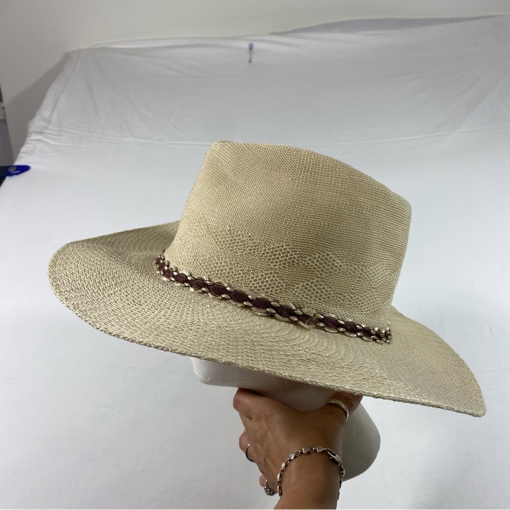 Cowboy Sun hat Lightweight Flexible Summer Western Hat 100% poly hat unisex Hat - Picture 6 of 10